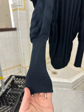 Load image into Gallery viewer, 1980s Issey Miyake Multi-Gauge V-Neck Sweater with Arm Cut Outs - Size M