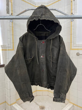 Load image into Gallery viewer, 1980s Marithe Francois Girbaud x Compagnie des Montagnes et des Forets Cropped Hooded Leather Bomber - Size M