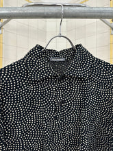 Load image into Gallery viewer, 1980s Issey Miyake Spotted Bleach Print Quarter Button Up - Size M