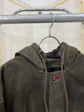 Load image into Gallery viewer, 1980s Marithe Francois Girbaud x Compagnie des Montagnes et des Forets Cropped Hooded Leather Bomber - Size M