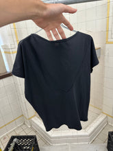 Load image into Gallery viewer, 1980s Issey Miyake Women's V-Neck Drape Collar Tee - Size S