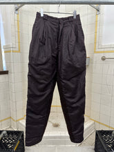 Load image into Gallery viewer, 1980s Issey Miyake Pleated Nylon Pants with Knit Wool Back Panels - Size M