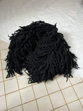 Load image into Gallery viewer, aw2002 Issey Miyake Black Oversized Twisted Wool Scarf - Size OS