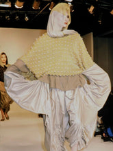 Load image into Gallery viewer, ss1983 Issey Miyake Tufted Rectangle Knit with Cutouts - Size OS
