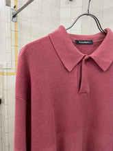 Load image into Gallery viewer, 1980s Issey Miyake Knit Multi Gauge Polo Shirt - Size M