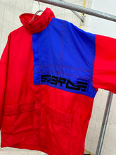 Load image into Gallery viewer, 1990s Vintage Sabotage Windbreaker with Mesh Lining and Packable Hood - Size L