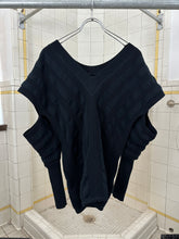 Load image into Gallery viewer, 1980s Issey Miyake Multi-Gauge V-Neck Sweater with Arm Cut Outs - Size M