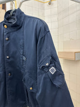 Load image into Gallery viewer, 1980s Ball Double Breasted Military Jacket with Back Cinch - Size L