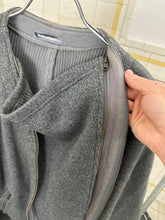 Load image into Gallery viewer, 1980s Issey Miyake Heavy Terry Moto Jacket with Dual Front Zip and Backzip - Size L