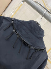 Load image into Gallery viewer, 2000s Jipijapa Winding ‘7 Zipper’ Jacket with Hidden Pockets and Hood - Size L