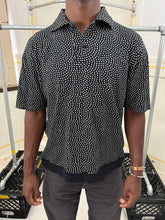 Load image into Gallery viewer, 1980s Issey Miyake Spotted Bleach Print Quarter Button Up - Size M