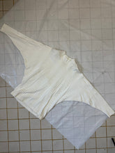 Load image into Gallery viewer, 1980s Issey Miyake Knit Cutout Shirt with Ribbed Sleeves - Size M