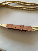 Load image into Gallery viewer, Issey Miyake Leather and Rope Belt - Size M