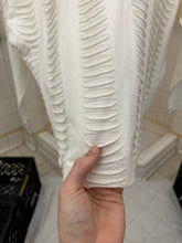 Load image into Gallery viewer, 1980s Issey Miyake Knit Cutout Shirt with Ribbed Sleeves - Size M