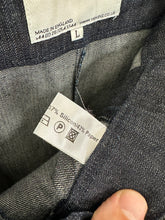 Load image into Gallery viewer, 1990s Vexed Generation Skewed Denim Pants with Asymmetrical Trim - Size L