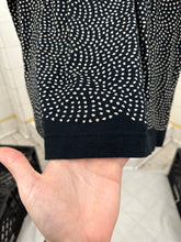 Load image into Gallery viewer, 1980s Issey Miyake Spotted Bleach Print Quarter Button Up - Size M