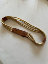 Load image into Gallery viewer, Issey Miyake Leather and Rope Belt - Size M
