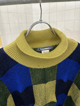 Load image into Gallery viewer, 1980s Issey Miyake 3D Checkered Knit Sweater - Size M