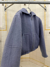 Load image into Gallery viewer, 1990s Claude Montana Cropped Lilac Woolen Hoodie - Size M