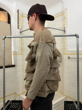 Load image into Gallery viewer, 1980s Issey Miyake Beige Twisted Layered Sweater - Size M