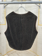 Load image into Gallery viewer, 1990s Armani Heavy Corduroy Vest with Fleece Lining - Size L