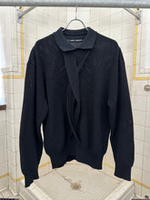Load image into Gallery viewer, 1990s Issey Miyake Braided Front Knit Polo - Size M