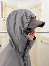 Load image into Gallery viewer, 2000s Jipijapa Grey Hooded Jacket with Massive Zipper Cargo Pocket Hems - Size M
