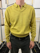 Load image into Gallery viewer, 1980s Issey Miyake Light Knit Long Sleeve Polo Shirt - Size M