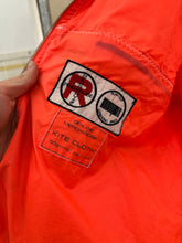 Load image into Gallery viewer, 1980s Vintage R Merchandise Hi-Vis Parachute Jacket with Large Pocket on Back - Size L