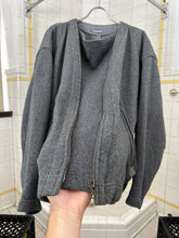 Load image into Gallery viewer, 1980s Issey Miyake Heavy Terry Moto Jacket with Dual Front Zip and Backzip - Size L