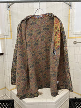 Load image into Gallery viewer, aw1993 Issey Miyake Woven Floral Jacquard Chore Jacket - Size L