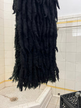 Load image into Gallery viewer, aw2002 Issey Miyake Black Twisted Wool Scarf - Size OS