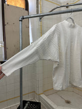 Load image into Gallery viewer, 1980s Issey Miyake Knit Cutout Shirt with Ribbed Sleeves - Size M
