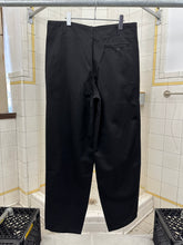 Load image into Gallery viewer, 1980s Marithe Francois Girbaud x Closed Black Waist Cinch Pleated Trousers - Size L