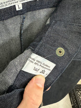 Load image into Gallery viewer, 1990s Vexed Generation Skewed Denim Pants with Asymmetrical Trim - Size L