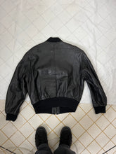 Load image into Gallery viewer, 1990s Katharine Hamnett Leather Bomber - Size XL