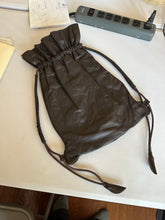 Load image into Gallery viewer, 1980s Issey Miyake Drawstring Leather Bag - Size OS