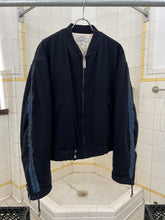 Load image into Gallery viewer, aw1993 Armani Padded Bomber with Arm Cinch and Back Graphic Detailing - Size L