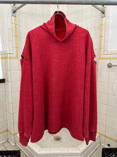 Load image into Gallery viewer, 1990s Vintage Sabotage Alien Graphic Turtle Neck Sweatshirt with Shoulder Cut Outs - Size XL