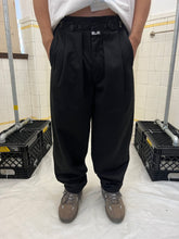 Load image into Gallery viewer, 1980s Marithe Francois Girbaud x Closed Black Waist Cinch Pleated Trousers - Size L