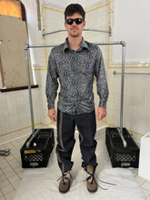 Load image into Gallery viewer, 1990s Dexter Wong Snake Skin Print Rave Shirt - Size L