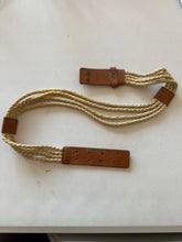 Load image into Gallery viewer, Issey Miyake Leather and Rope Belt - Size M