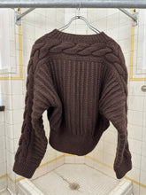 Load image into Gallery viewer, 1990s Issey Miyake x Plantation Cropped Heavy Gauge Sweater - Size M
