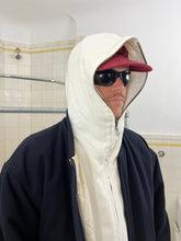Load image into Gallery viewer, 1990s Armani Cropped Fullzip Hooded Jacket - Size L