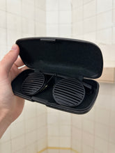 Load image into Gallery viewer, 1980s Issey Miyake Black Shutter Shades - Size OS
