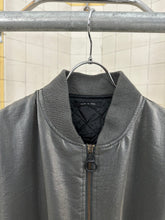 Load image into Gallery viewer, 1990s Armani Oversized Silver Metallic Bomber - Size XL