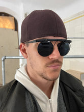 Load image into Gallery viewer, 1980s Issey Miyake Black Shutter Shades - Size OS