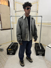 Load image into Gallery viewer, 1990s Armani Oversized Silver Metallic Bomber - Size XL