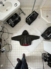 Load image into Gallery viewer, 1980s Marithe Francois Girbaud x Compagnie des Montagnes et des Forets Cropped Hooded Leather Bomber - Size M