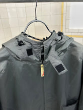 Load image into Gallery viewer, 2000s Levis Engineered Jeans Chemical Hood Metallic Jacket in Silver Blue - Size L